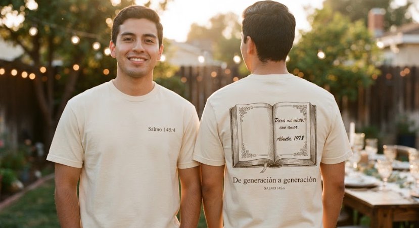La Biblia de la abuela: frente y espalda